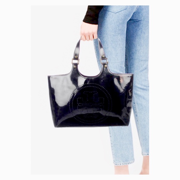 Tory Burch Bombe Patent Leather Tote - Picture 2 of 12